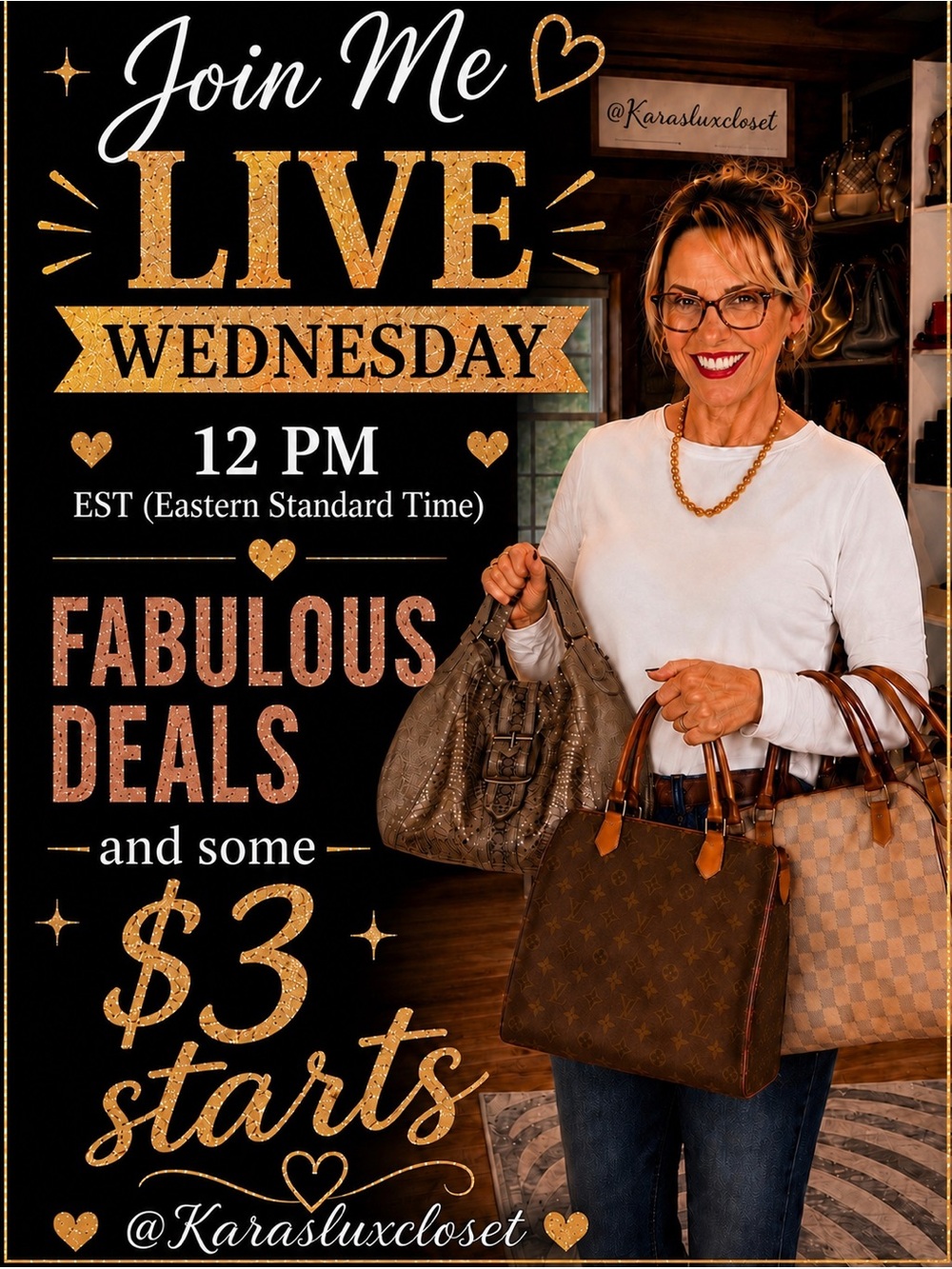 I’ll be live,TODAY at 12 PM EST and 🔥🛍️🔥